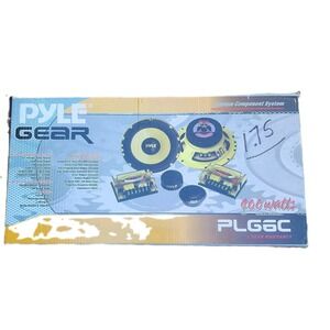 PYLE PLG6C 6.5" 400W 2 Way Car Audio Component Speakers Set Power System Open BX